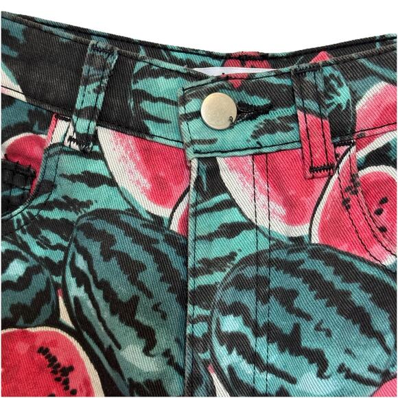 American Apparel Watermelon Print Women's Shorts Size 28/29 Summer Time Sandia - Picture 5 of 9